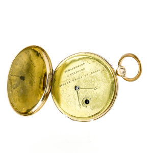 Reloj Francés de Bolsillo, para caballero, lepine. Ca. 1880. Oro 18k.
