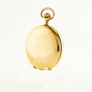 Reloj Suizo de Bolsiillo-Colgar, Saboneta, Remontoir. Finales Siglo XIX. Oro 18k.