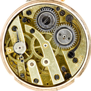 Reloj Suizo de Bolsillo-Colgar para señora, lepine y remontoir. Ca. 1880. Oro Bicolor.