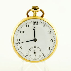 Reloj Suizo de Bolsillo, Lepine y Remontoir. Ca. 1900. Oro 18k.