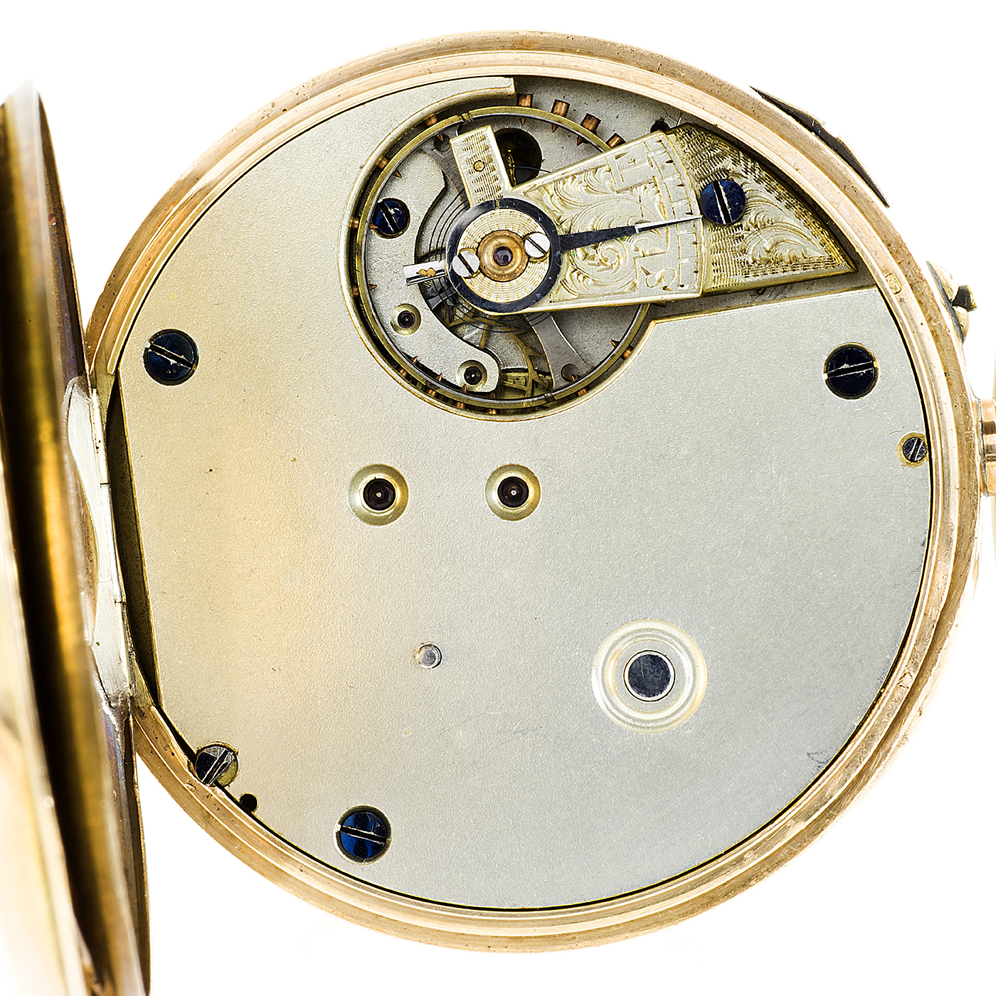 Reloj Suizo de Bolsillo, Lepine y Remontoir. Ca. ?. Reloj Suizo de Bolsillo, Lepine y Remontoir. Ca. ?.