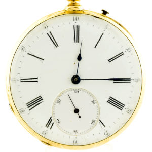 Reloj Suizo de Bolsillo, Lepine y Remontoir. Ca. ?. Oro 18k.