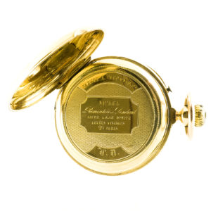 Reloj Suizo de Bolsillo, Lepine y Remontoir. Ca. ?. Oro 18k.