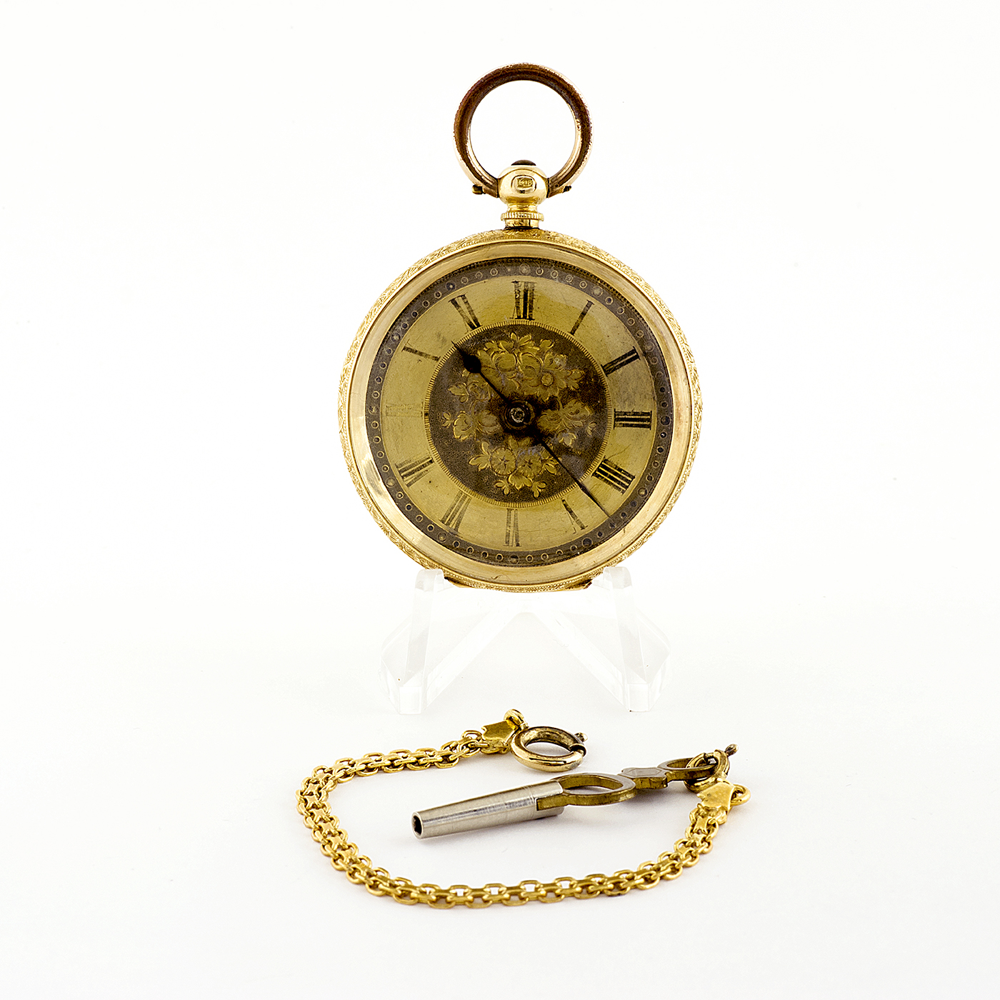 Reloj suizo de colgar para señora, lepine. Ca. Oro 18k. Reloj suizo de colgar para señora, lepine. Ca. Oro 18k.