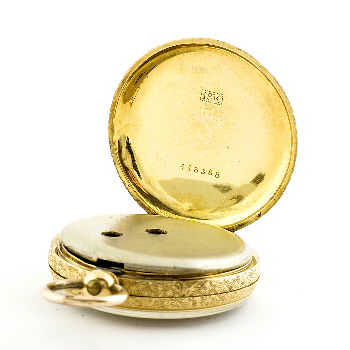 Reloj suizo de colgar para señora, lepine. Ca. Oro 18k. Reloj suizo de colgar para señora, lepine. Ca. Oro 18k.