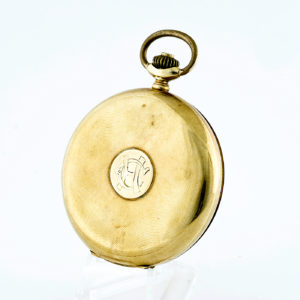 Reloj Suizo para Caballero, saboneta y remontoir. Ca.1900. Oro 14k.