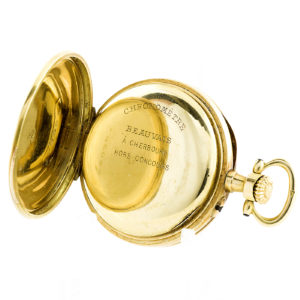 SAVOYE FRERES & Co. Reloj de Bolsillo-Colgar, lepine y remontoir. Francia, ca. 1900