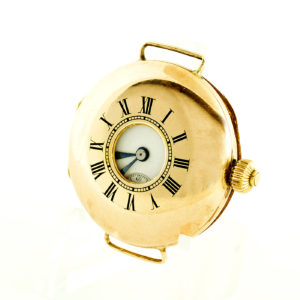 Sucesor de J.G. Marenzeller - reloj de bolsillo - colgar - pulsera - ½ saboneta. Ca. 1875. Oro 14k.