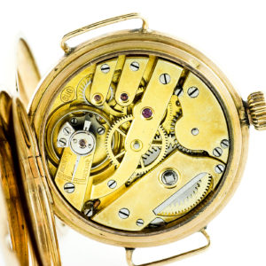 Sucesor de J.G. Marenzeller - reloj de bolsillo - colgar - pulsera - ½ saboneta. Ca. 1875. Oro 14k.