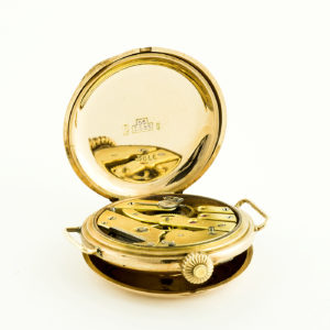 Sucesor de J.G. Marenzeller - reloj de bolsillo - colgar - pulsera - ½ saboneta. Ca. 1875. Oro 14k.