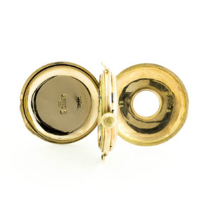 Sucesor de J.G. Marenzeller - reloj de bolsillo - colgar - pulsera - ½ saboneta. Ca. 1875. Oro 14k.
