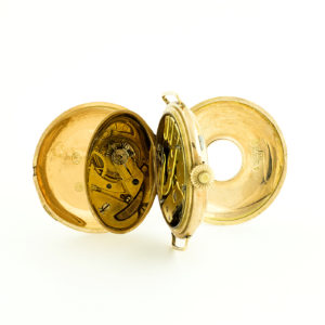 Sucesor de J.G. Marenzeller - reloj de bolsillo - colgar - pulsera - ½ saboneta. Ca. 1875. Oro 14k.
