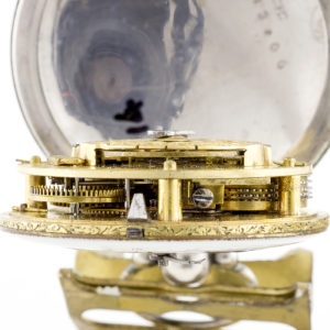 VAUCHER ET FRERES. (Baillie, pág. 325). Reloj de Bolsillo, lepine, Verge Fuseé (Catalino). Plata de Ley. Fleurier, Francia. Ca. 1800.