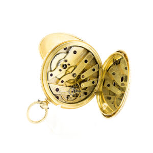 Vieyres et Repingon (Geneve). Reloj de Bolsillo-colgar para señora, saboneta. Ca. ?. Oro 14k.