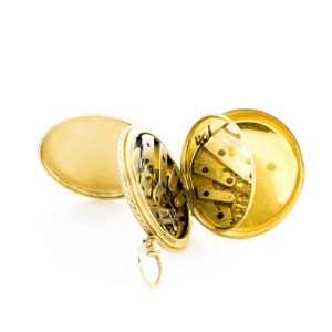 Vieyres et Repingon (Geneve). Reloj de Bolsillo-colgar para señora, saboneta. Ca. ?. Oro 14k.