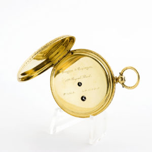 Vieyres et Repingon (Geneve). Reloj de Bolsillo-colgar para señora, saboneta. Ca. ?. Oro 14k.