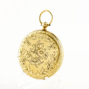 Vieyres et Repingon (Geneve). Reloj de Bolsillo-colgar para señora, saboneta. Ca. ?. Oro 14k.