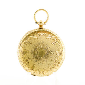 Vieyres et Repingon (Geneve). Reloj de Bolsillo-colgar para señora, saboneta. Ca. ?. Oro 14k.