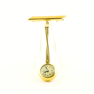 Vulcain (Locle, Suiza). Reloj Miniatura de Bolsillo-Colgar, con broche, lepine y remontoir. Ca. 1900. Oro 18k.