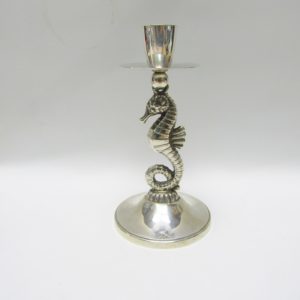 Conjunto de cuatro Candeleros en Plata de Ley. España, siglo XX.