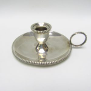 Conjunto de cuatro Candeleros en Plata de Ley. España, siglo XX.