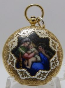 Dupau-Haim (Geneve). Reloj para colgar, de señora, lepine. Ca. 1900