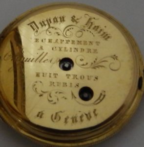 Dupau-Haim (Geneve). Reloj para colgar, de señora, lepine. Ca. 1900