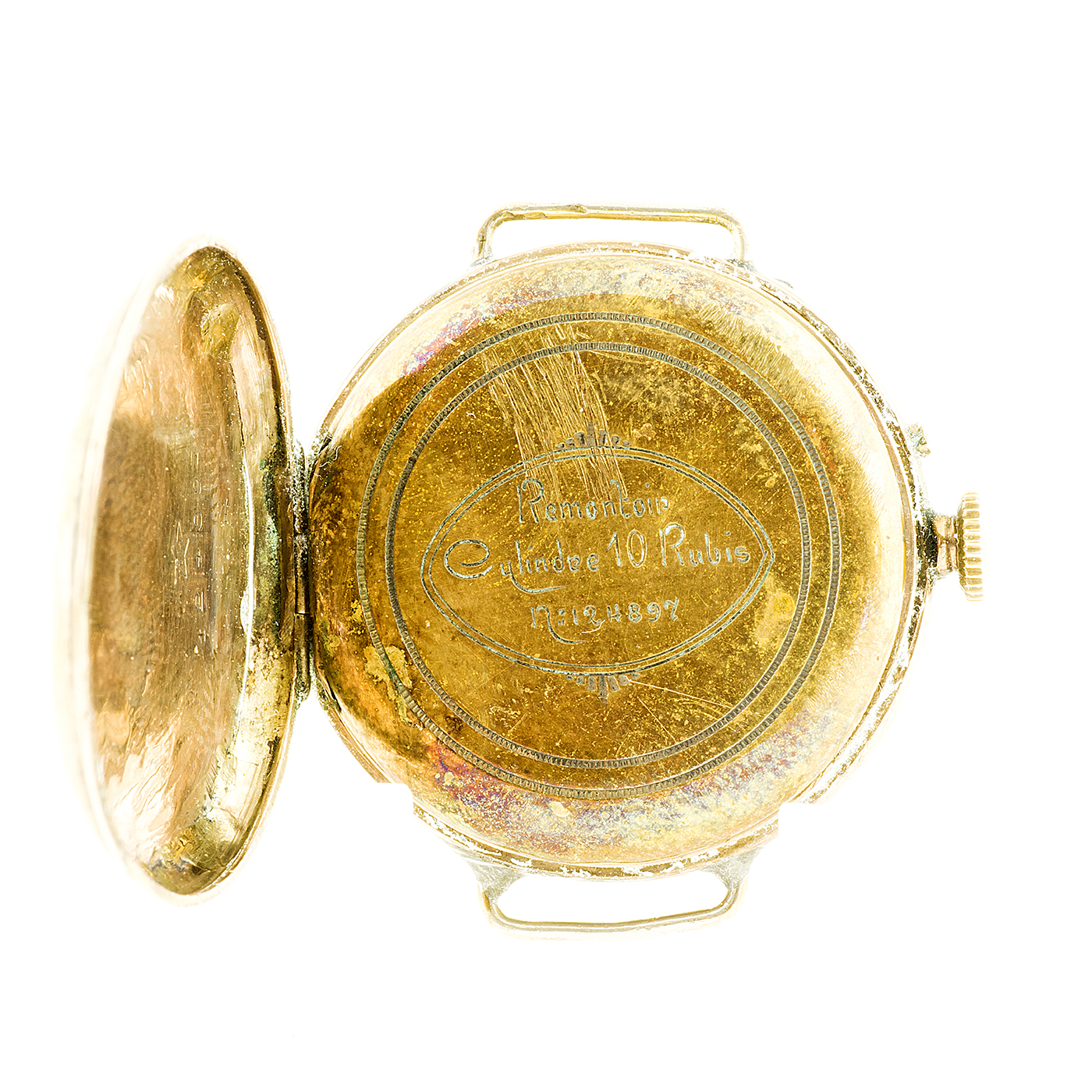 EH. Reloj Suizo de colgar-pulsera, lepine y remontoir. Ca. 1900 EH. Reloj Suizo de colgar-pulsera, lepine y remontoir. Ca. 1900