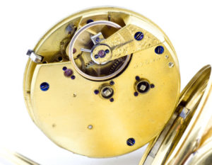 Fabricación Inglesa. Reloj de Bolsillo para caballero, lepine. Año 1869. Oro 18k.