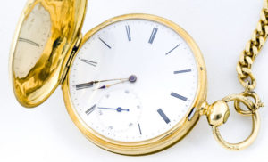 Henry Hofmann (Locle-Suiza). Reloj de Bolsillo para caballero, saboneta. Ca. 1880. Oro 18k.