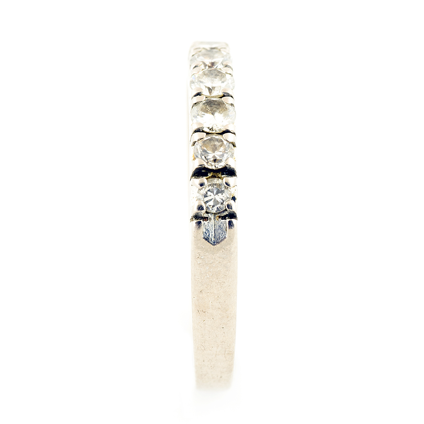 Heptillo en Oro Blanco de 18k, con Diamantes talla Brillante de 0,30 ct. total. (H-I/SI1-SI2). 1,50 gr. Heptillo en Oro Blanco de 18k, con Diamantes talla Brillante de 0,30 ct. total. (H-I/SI1-SI2). 1,50 gr.