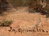 J.M. GONZÁLEZ. Óleo sobre tabla. "Un disgutito de enamorados" J.M. GONZÁLEZ. Óleo sobre tabla. "Un disgutito de enamorados"