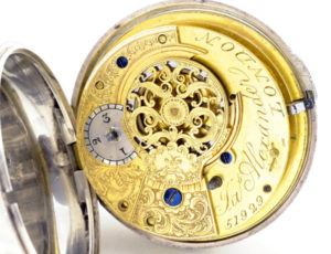 Jas. ALEXANDER (Londres, 1830). Reloj de Bolsillo Lepine, Verge Fusee (Catalino).