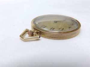 Longines. Reloj de bolsillo, lepine y remontoir. Ca. 1875. Oro 18k.