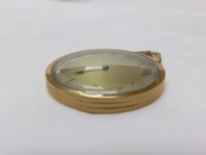 Longines. Reloj de bolsillo, lepine y remontoir. Ca. 1875. Oro 18k.