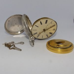 N. Hayden (England). Reloj de Bolsillo, lepine, Half Fusee (Semicatalino). Charleston, 1836.