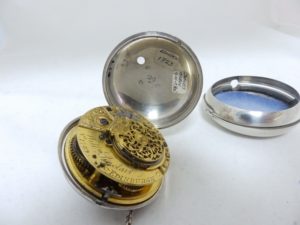 Reloj de Bolsillo de Alta Colección. Verge Fusee. Londres, 1723.