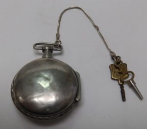 Reloj de Bolsillo Francés, Verge Fuseé, para caballero. Ca. 1820.