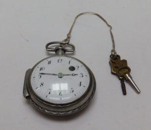 Reloj de Bolsillo Francés, Verge Fuseé, para caballero. Ca. 1820.