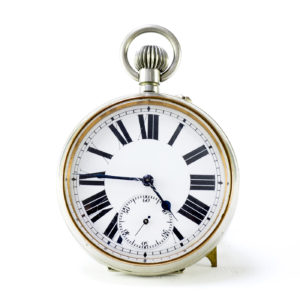 Reloj de Bolsillo, lepine y remontoir, gran tamaño. Suiza, ca. 1900