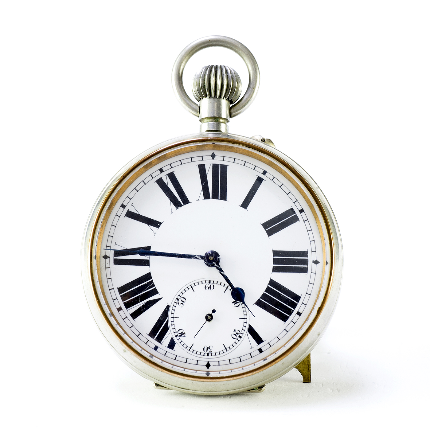 Reloj de Bolsillo, lepine y remontoir, gran tamaño. Suiza, ca. 1900