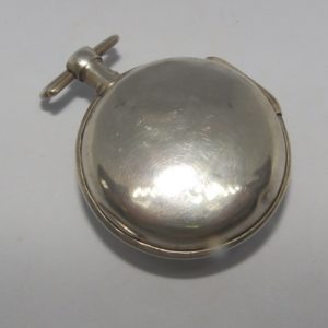 Reloj de bolsillo para caballero, lepine, verge Fuseé (catalino). Plata. Francia. Ca. 1800