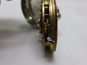 Reloj Inglés de Bolsillo para caballero, lepine, Half Fusee (Semicatalino). Londre, 1889.