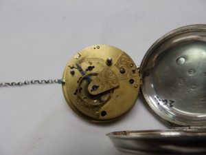 Reloj Inglés de Bolsillo para caballero, lepine, Half Fusee (Semicatalino). Londre, 1889.