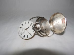 Reloj Inglés de Bolsillo para caballero, lepine, Half Fusee (Semicatalino). Londre, 1889.