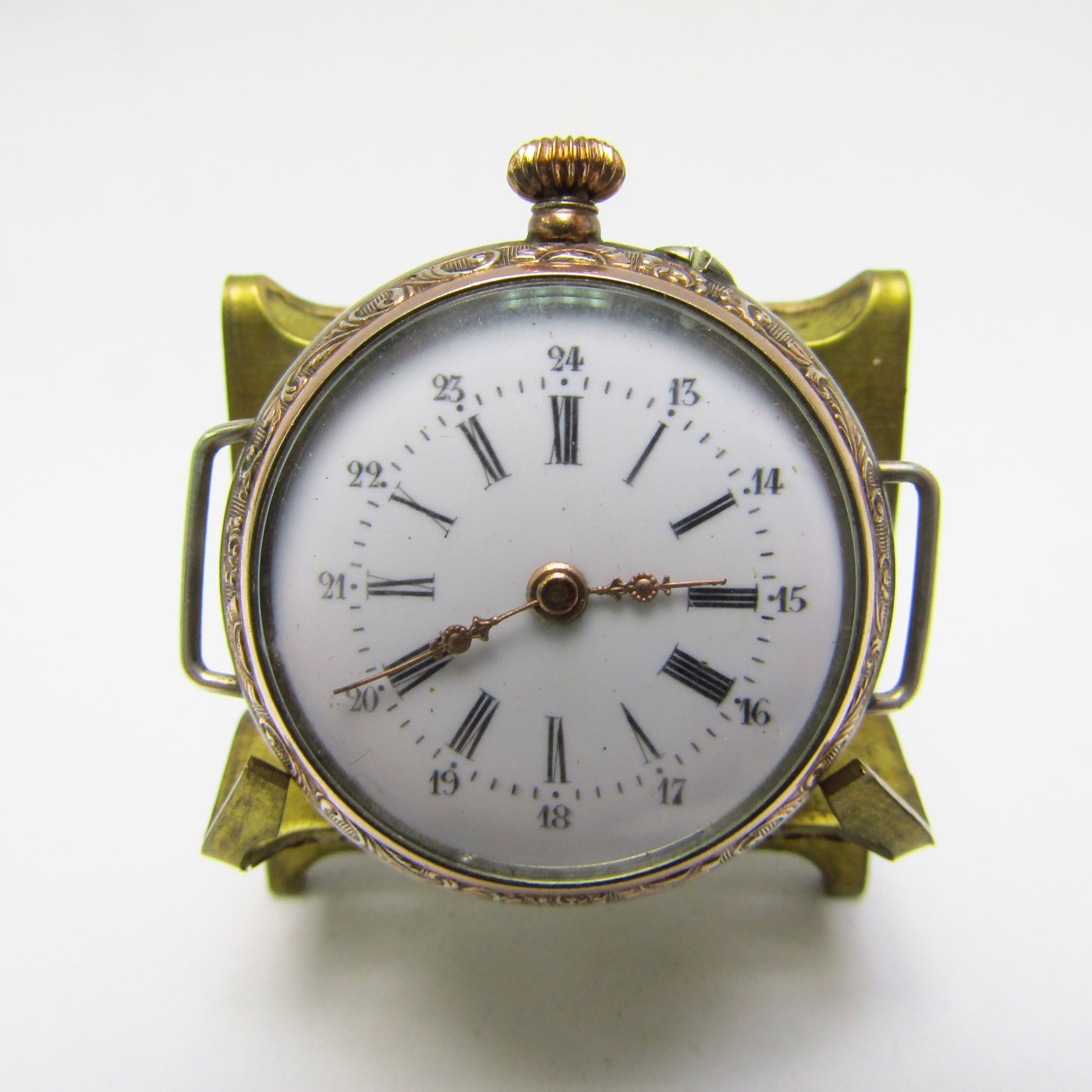 Reloj Suizo de colgar-pulsera, lepine y remontoir, para Alemania. Ca. 1900