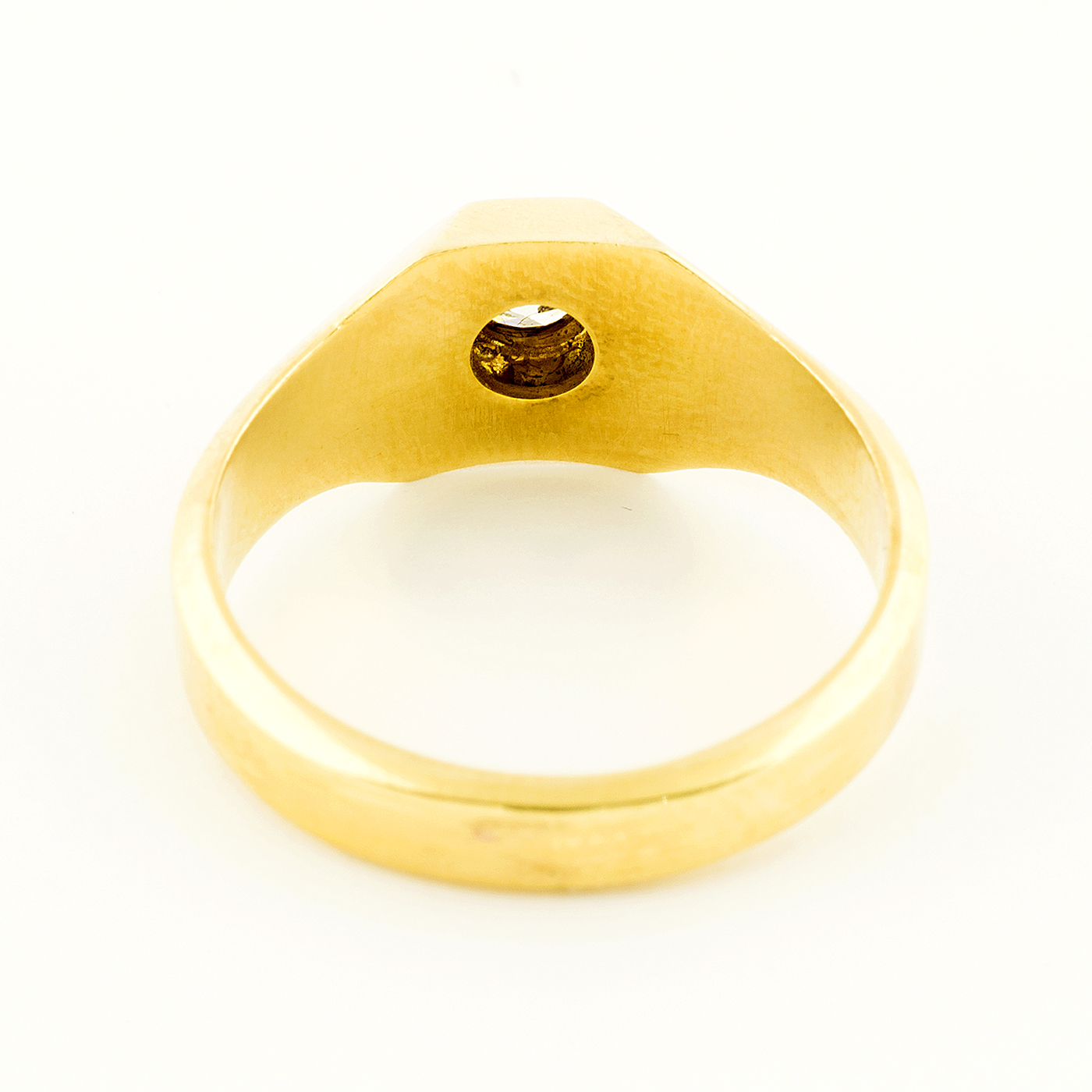 Solitario realizado en Oro Amarillo de 18k con Diamante talla Brillante de 0,40 ct. (H-SI2). 8,59 gr. Solitario realizado en Oro Amarillo de 18k con Diamante talla Brillante de 0,40 ct. (H-SI2). 8,59 gr.
