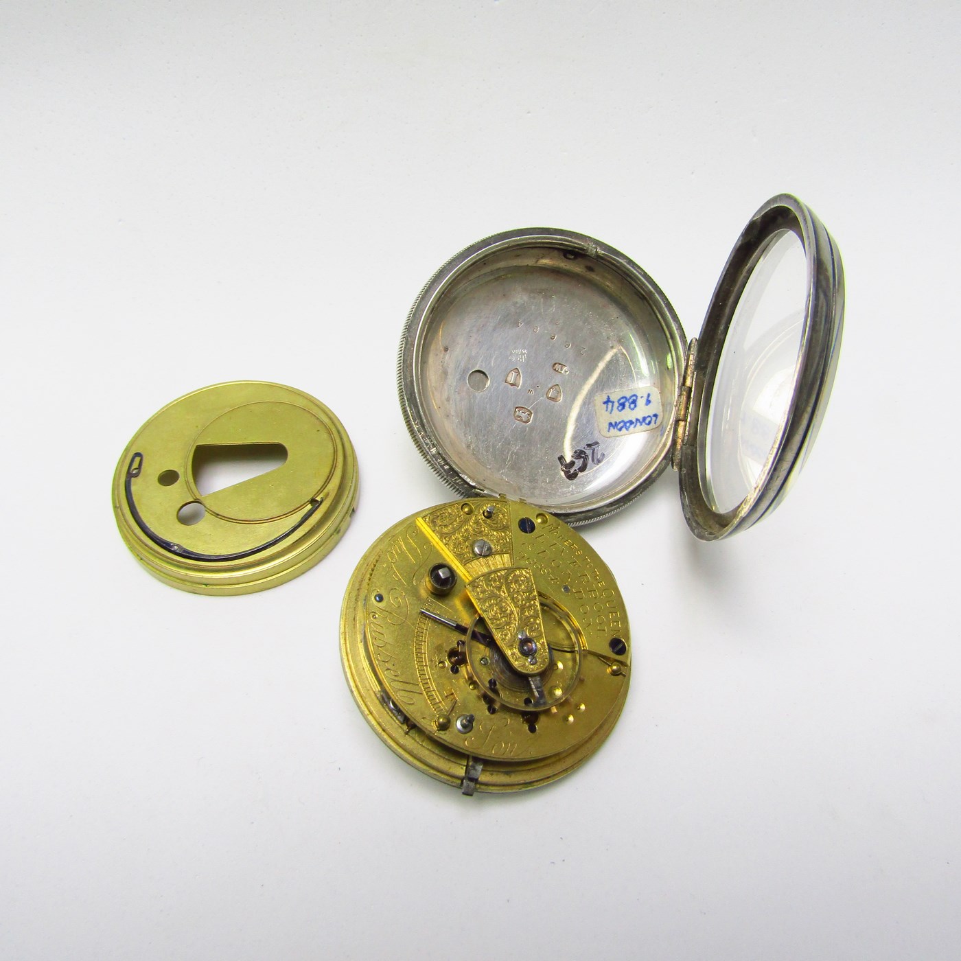 THOS. RUSSELL & SON (Liverpool). Reloj de bolsillo, lepine, Half Fusee (Semicatalino). Londres, 1.884. THOS. RUSSELL & SON (Liverpool). Reloj de bolsillo, lepine, Half Fusee (Semicatalino). Londres, 1.884.