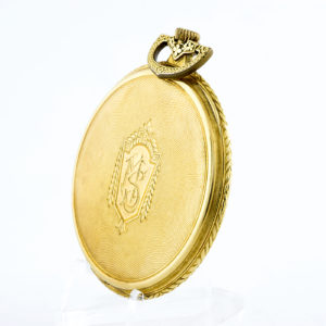CYMA. Reloj de bolsillo, de caballero, lepine y remontoir. Tipo Frac. Finales siglo XIX. Oro 18k.