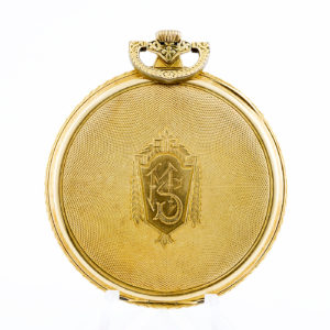 CYMA. Reloj de bolsillo, de caballero, lepine y remontoir. Tipo Frac. Finales siglo XIX. Oro 18k.